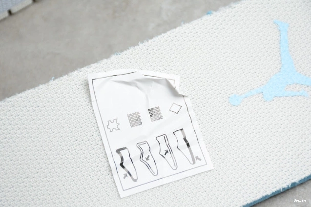 Bmlin DA4666-100 Mid Textures Blue 1 Air Jordan Mixed 0730